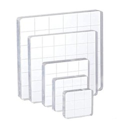 Bloc acrylique transparent