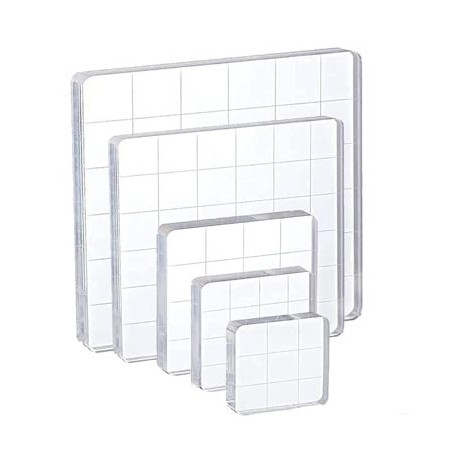 Bloc acrylique transparent