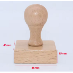 Support avec manche en bois