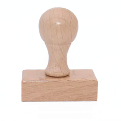Support avec manche en bois
