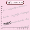 Tampon libellule steampunk - Tampon silicone clear
